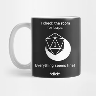 Dungeons and Fail - Critical Failure Traps Mug